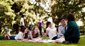 Students outdoors at CPIT