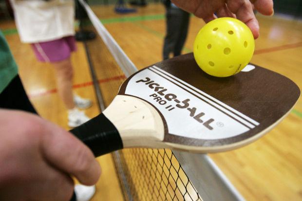 pickleball and paddle
